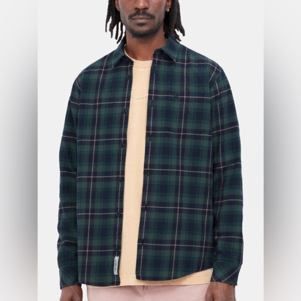Carhartt WIP Work in Progress NWT‎ XS Lermond Button Down Plaid Shirt